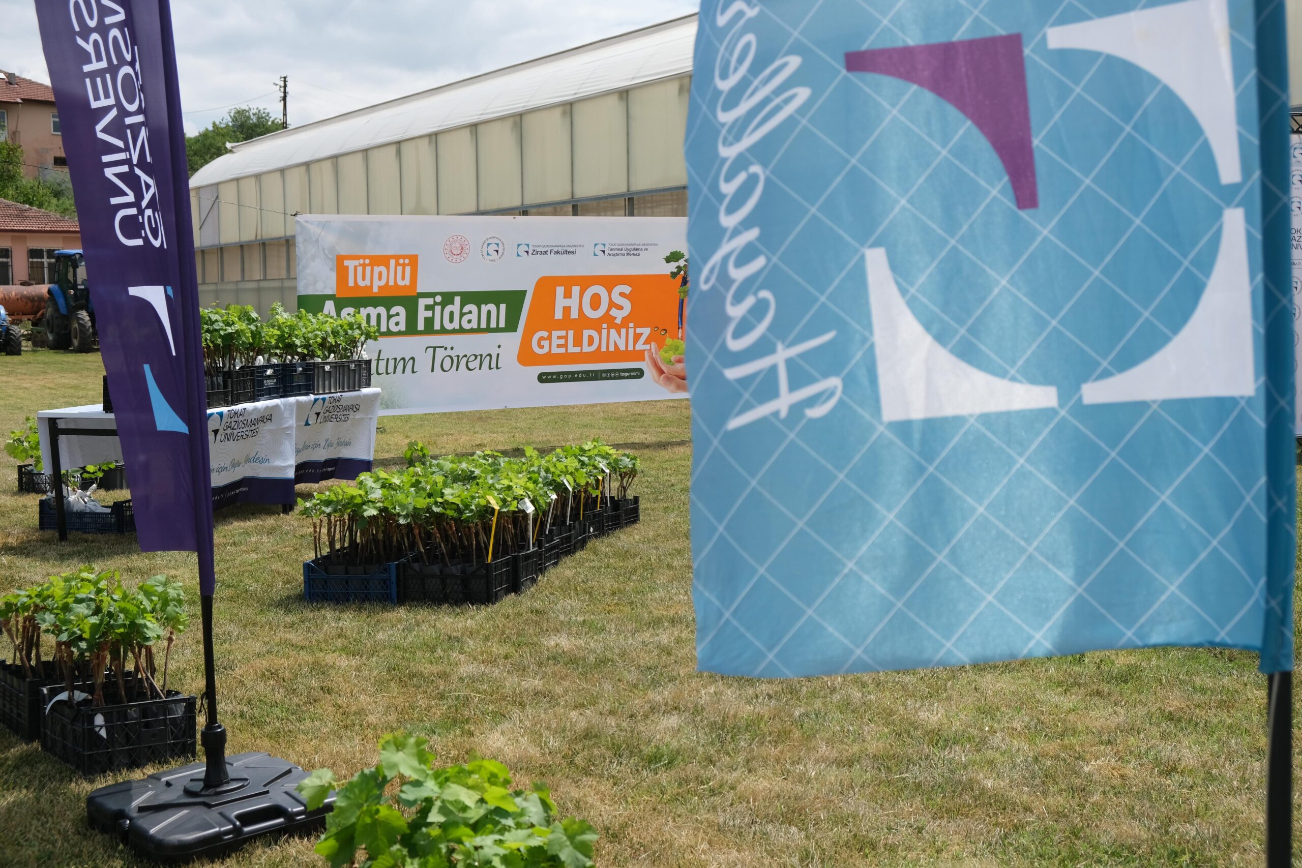 Üniversitemizin Bölge Tarımına Desteği Sürüyor: Tüplü Asma Fidanları Üreticilerle Buluştu