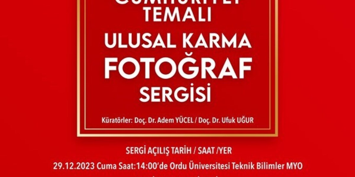 VII. Aralıksız “Cumhuriyet” Temalı Ulusal Karma Fotoğraf Sergisi