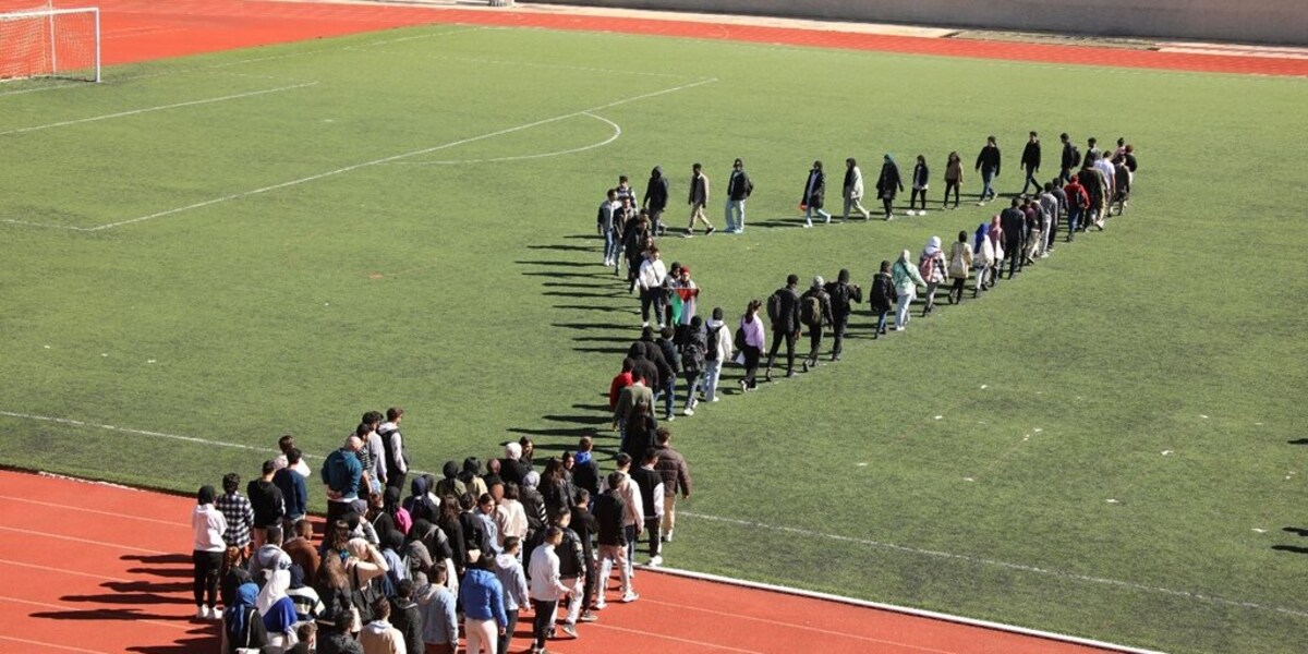 Öğrencilerimizden Gazze İle Dayanışma Koreografisi