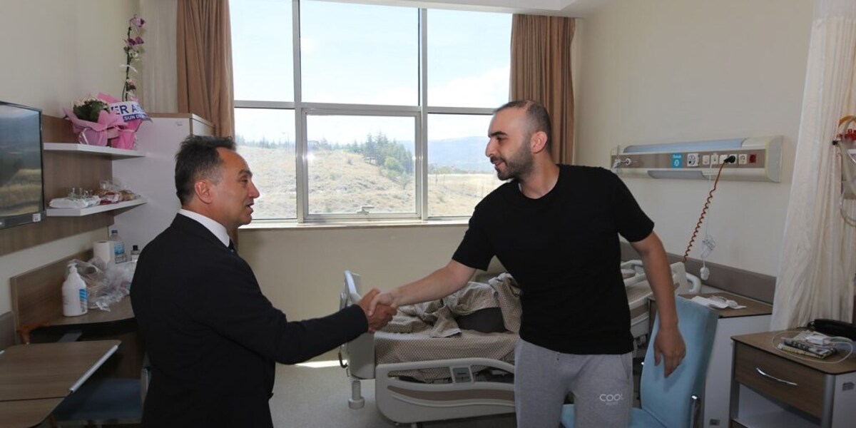 Rektörümüz Prof. Dr. Fatih YILMAZ Üniversite Hastanemizde Bayramlaşma  Gerçekleştirdi