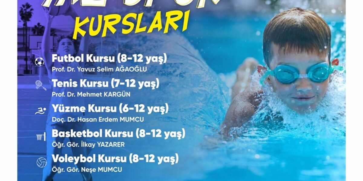 Üniversitemizden Çocuklar İçin Yaz Kampı ve Spor Kursları