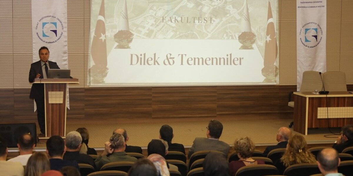 Rektörümüz, Mühendislik ve Mimarlık Fakültesi Akademik Genel Kuruluna Katıldı