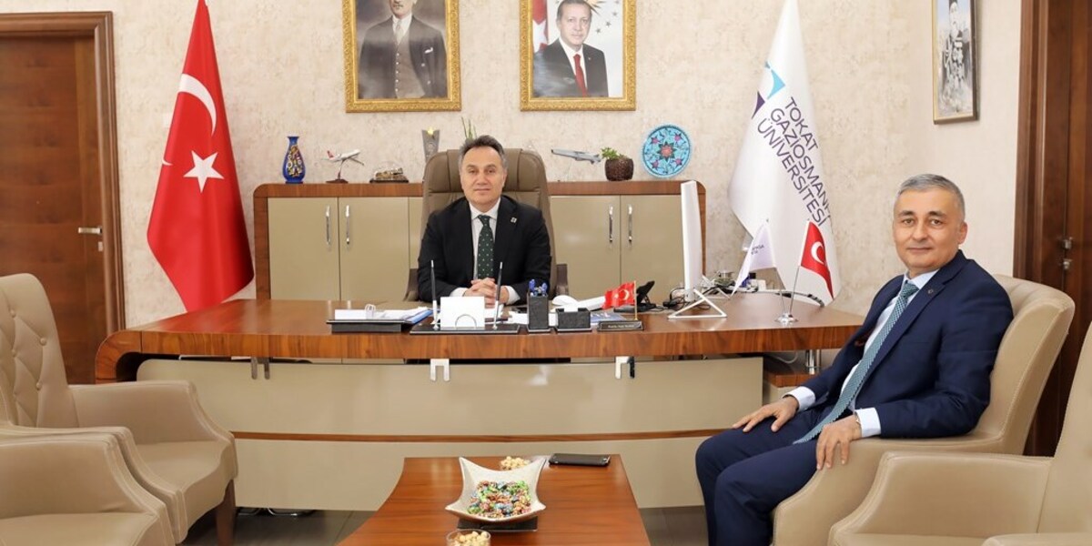 Tokat Bilim Sanayi ve Teknoloji İl Müdürü Osman Zeki Ardahanlıoğlu’ndan Rektörümüze Ziyaret