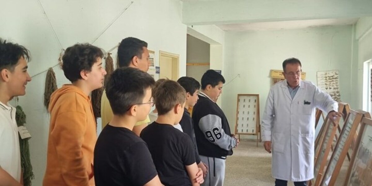 Ortaokul Öğrencileri Doğal Mürekkep Üretimini Yerinde Deneyimlediler