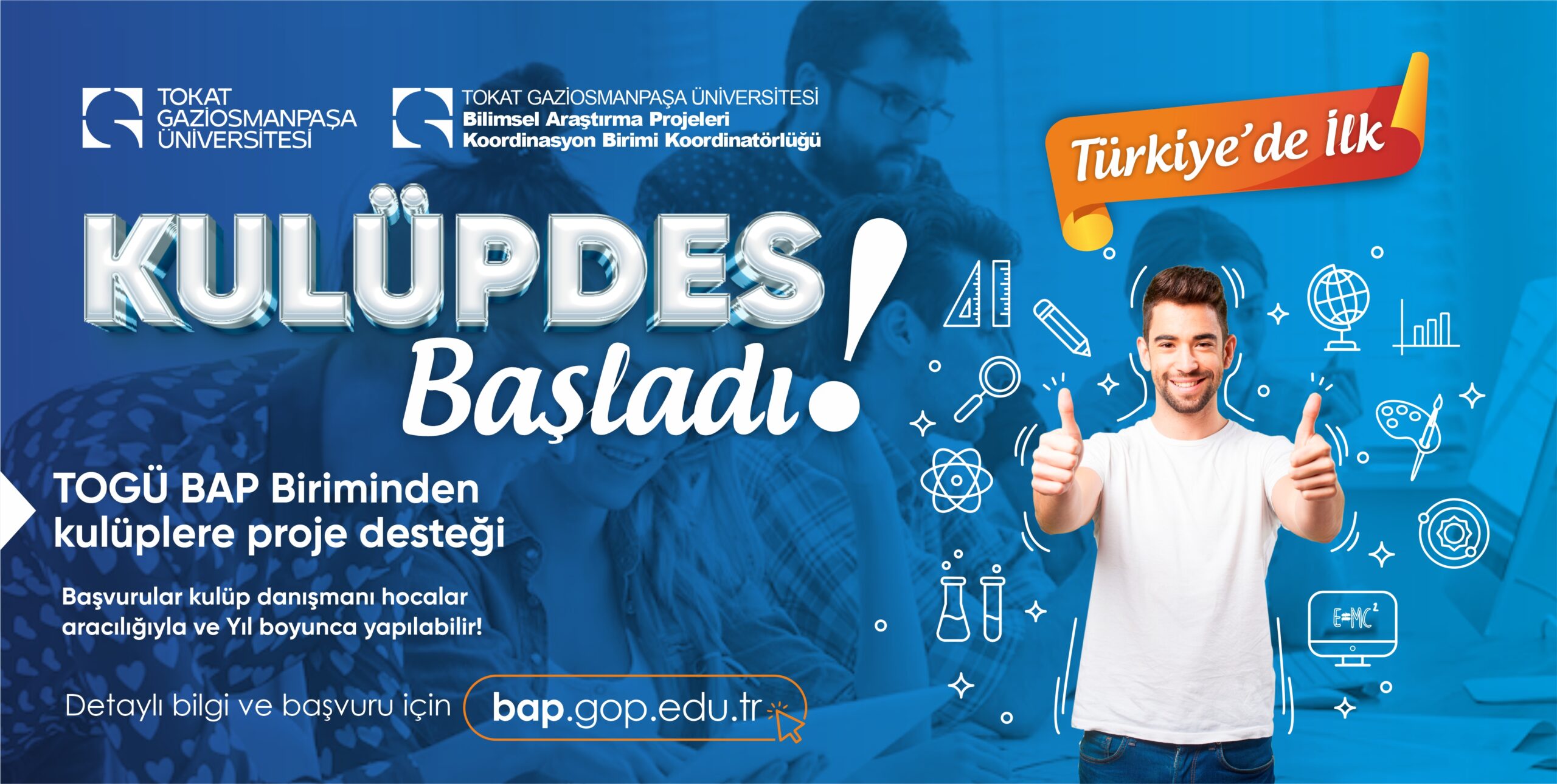 TOGÜ’den Öğrenci Kulüplerine Büyük Destek: KULÜPDES Proje Başvuruları Başladı