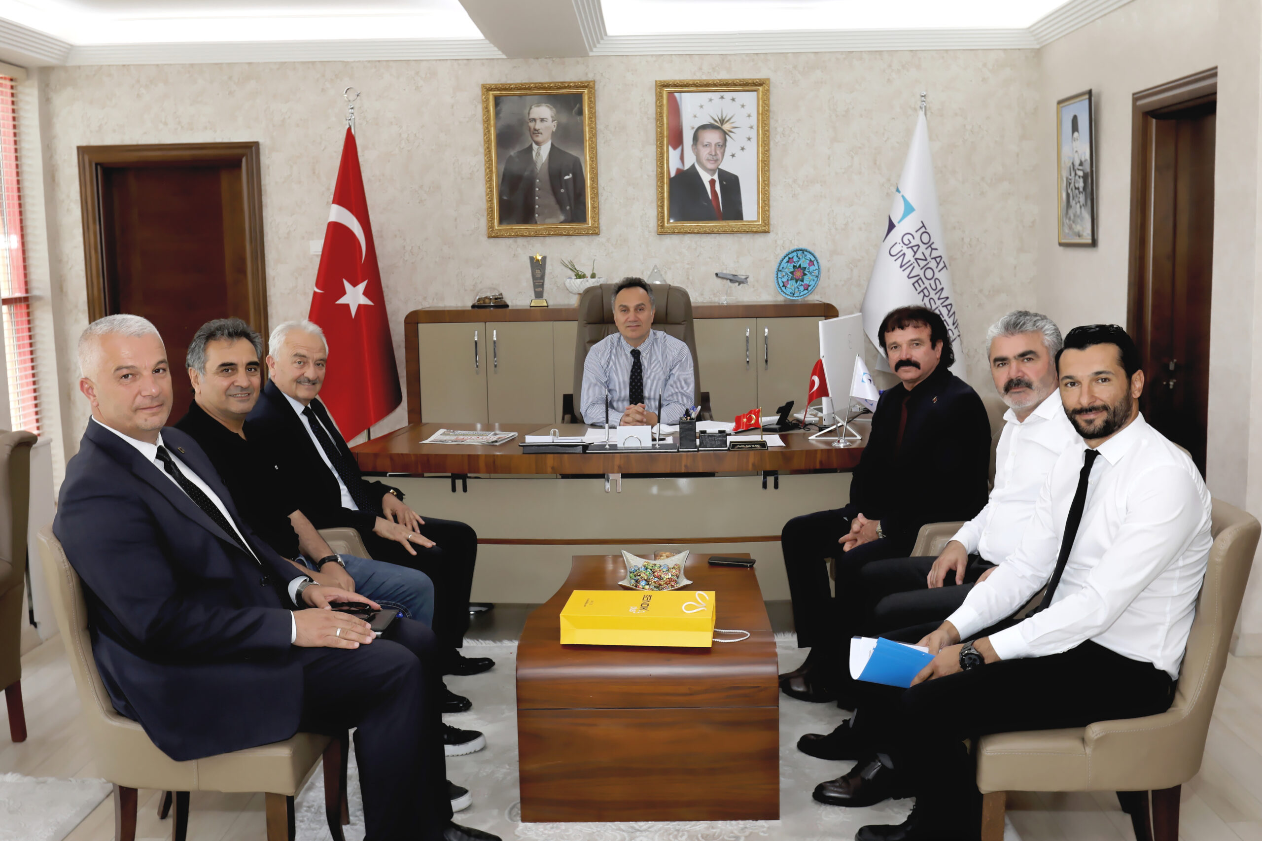 Tokat Belediye Plevne Spor’dan Rektörümüze Nezaket Ziyareti