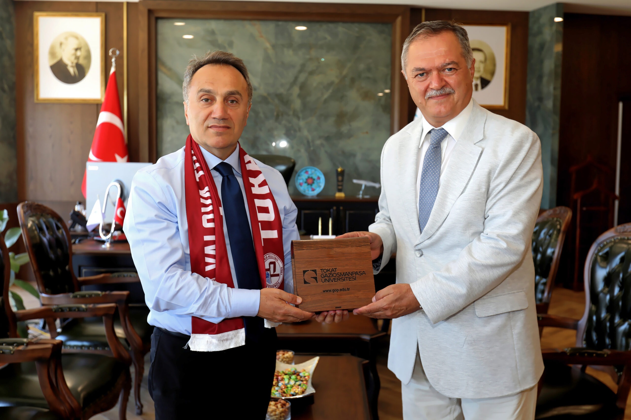 Yalova Tokatlılar Derneğinden Rektörümüze Ziyaret