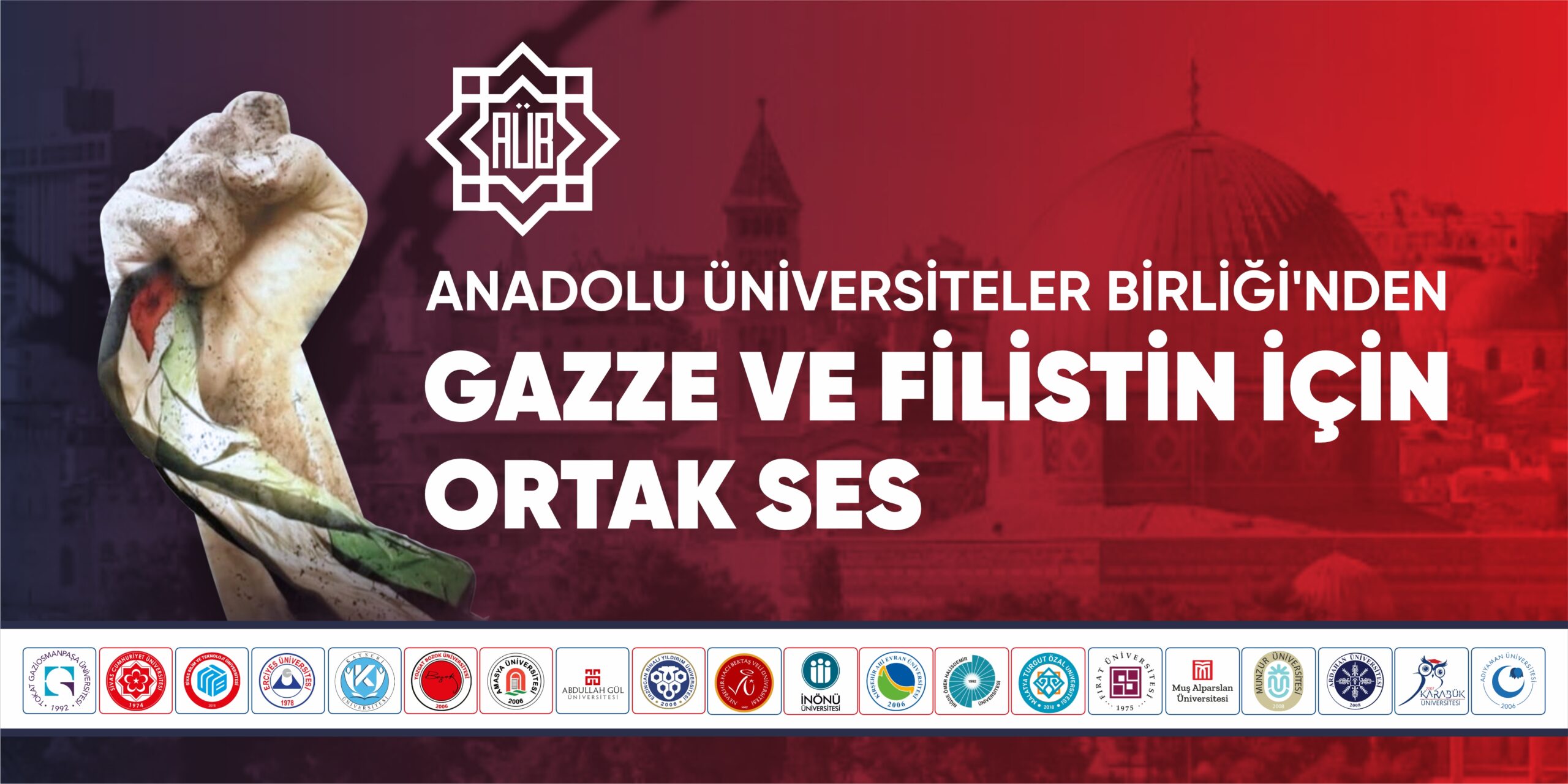 Anadolu Üniversiteler Birliği’nden Gazze ve Filistin İçin Ortak Çağrı