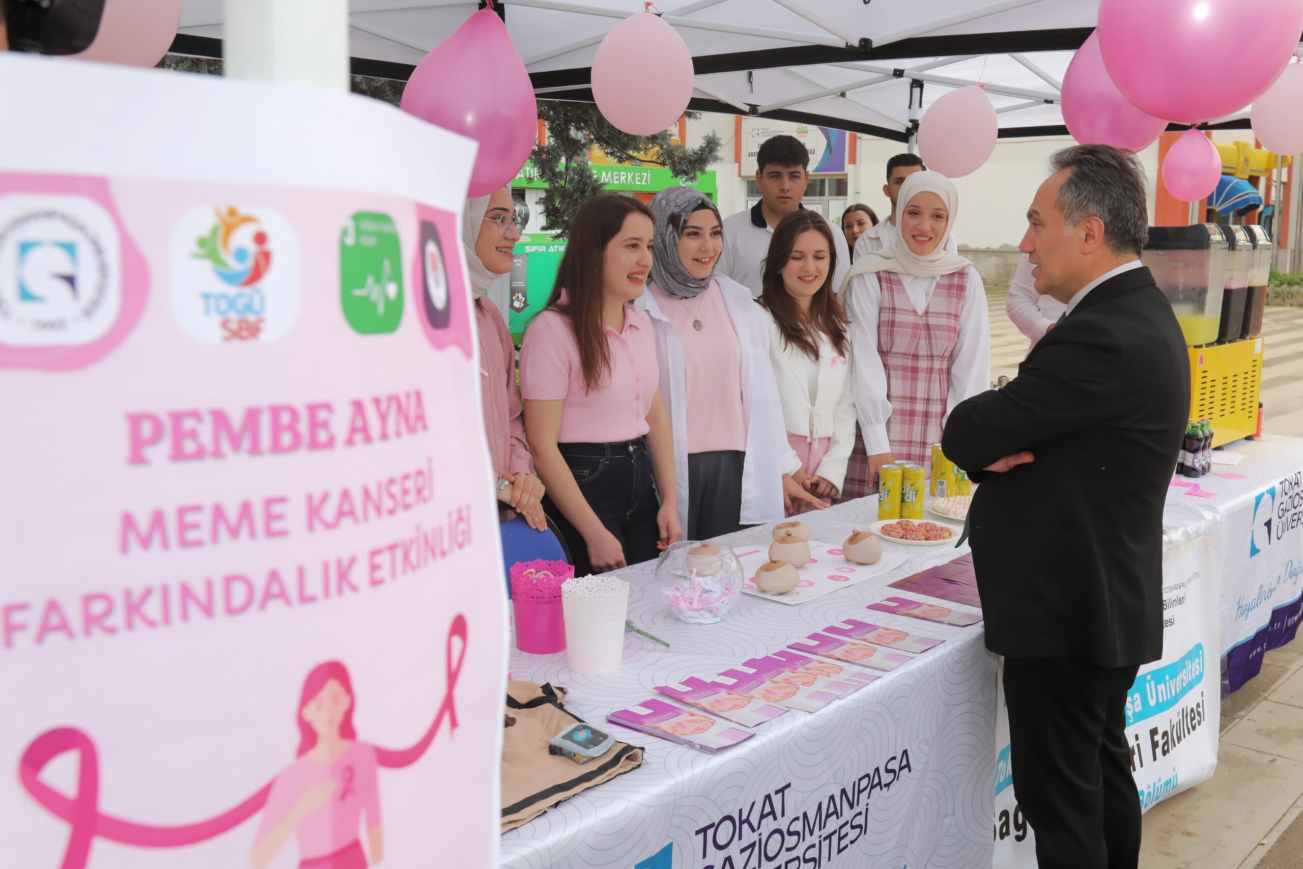 Üniversitemizden “Pembe Ayna” ile Meme Kanserine Farkındalık Etkinliği