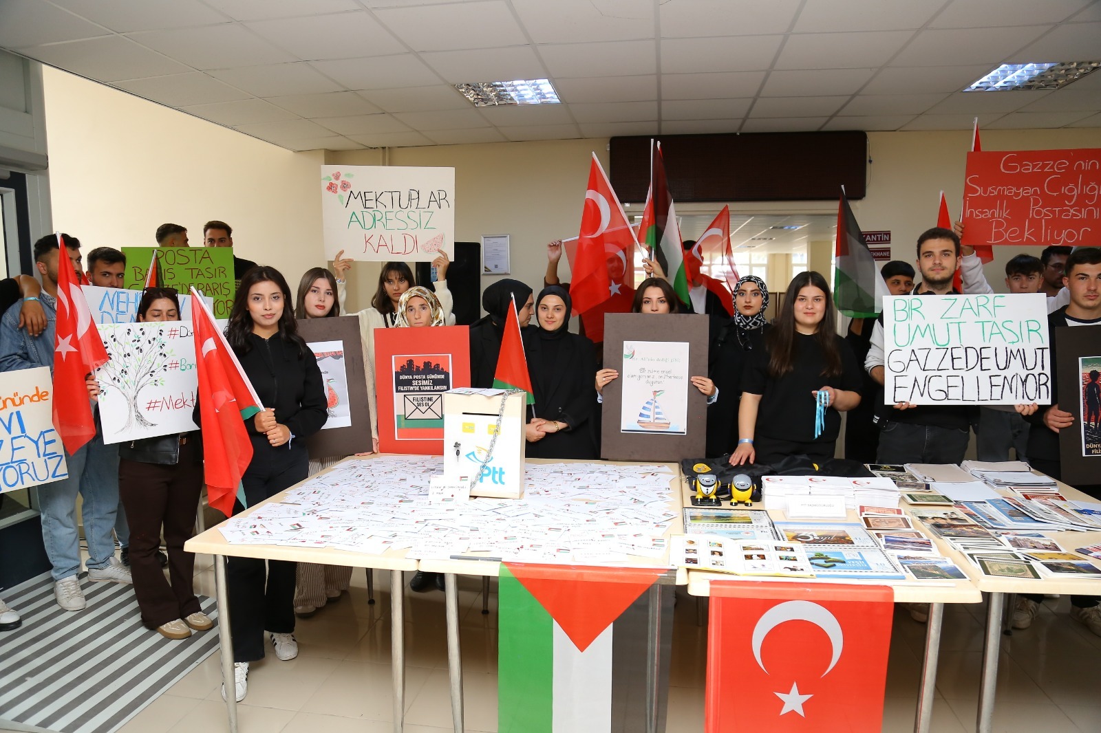 “Gazze’ye Ulaşmayan Mektuplar” Etkinliğiyle Almus MYO’dan Anlamlı Mesaj