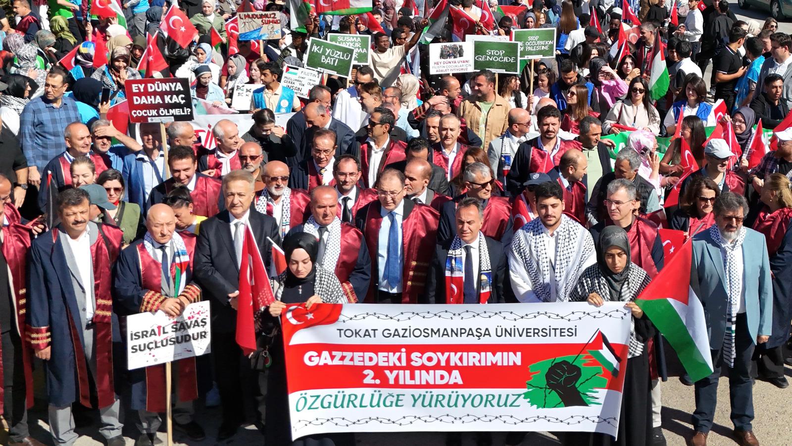 Birlik ve Vicdanın Adımları: Gazze’nin Sesi TOGÜ’den Yükseldi