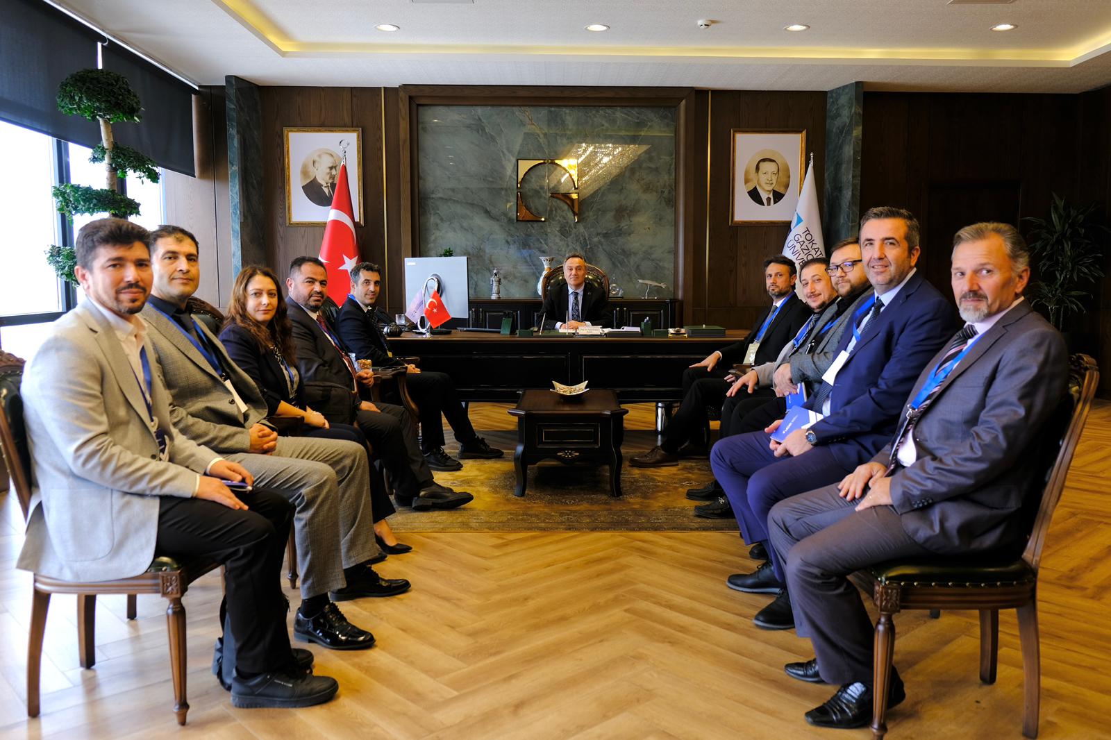 Rektörümüz, MEDEK Heyetiyle Akreditasyon Çalışmalarını Görüştü