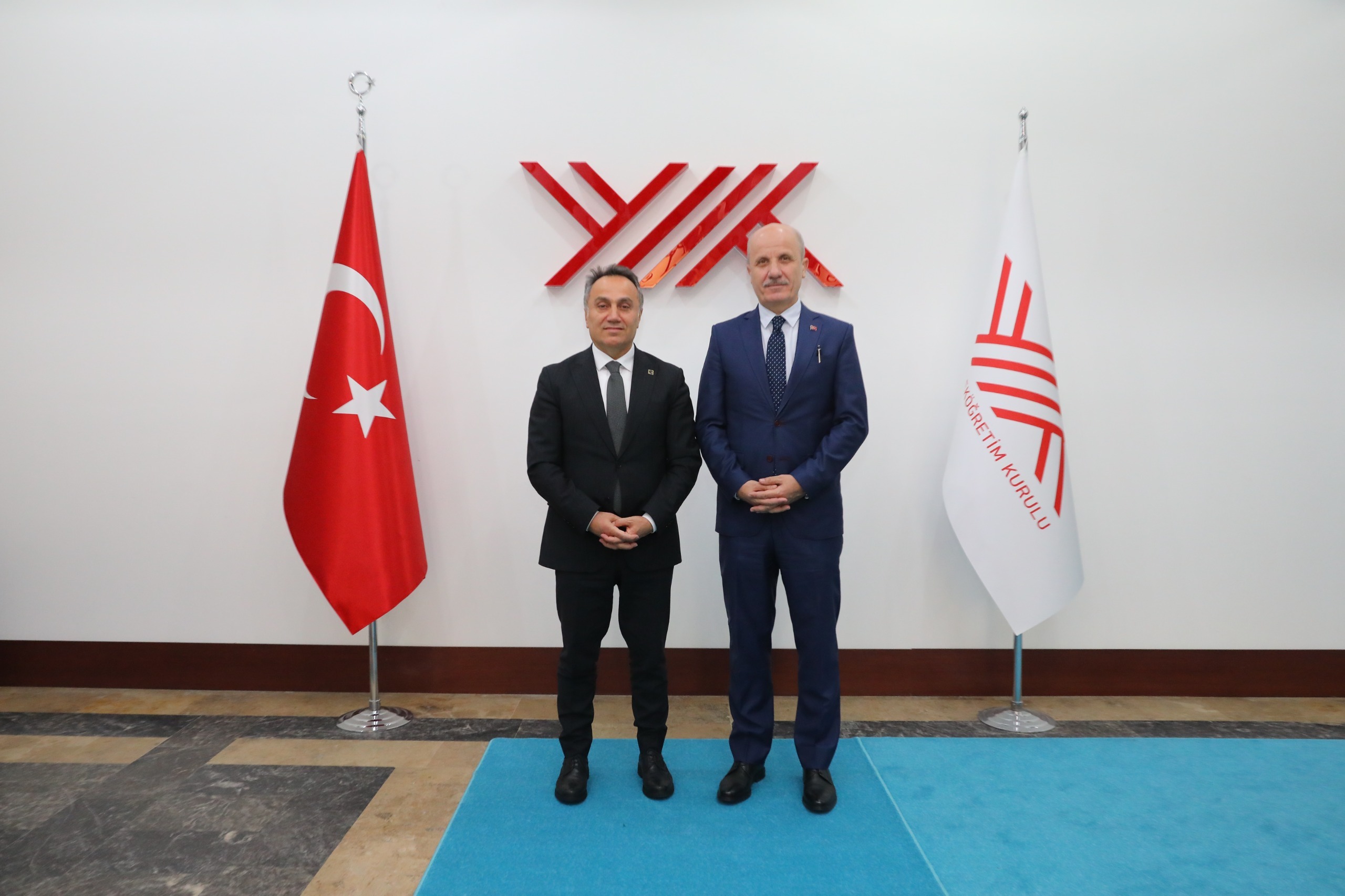 Rektörümüz Prof. Dr. Fatih Yılmaz’dan YÖK Başkanı Prof. Dr. Erol Özvar’a Ziyaret