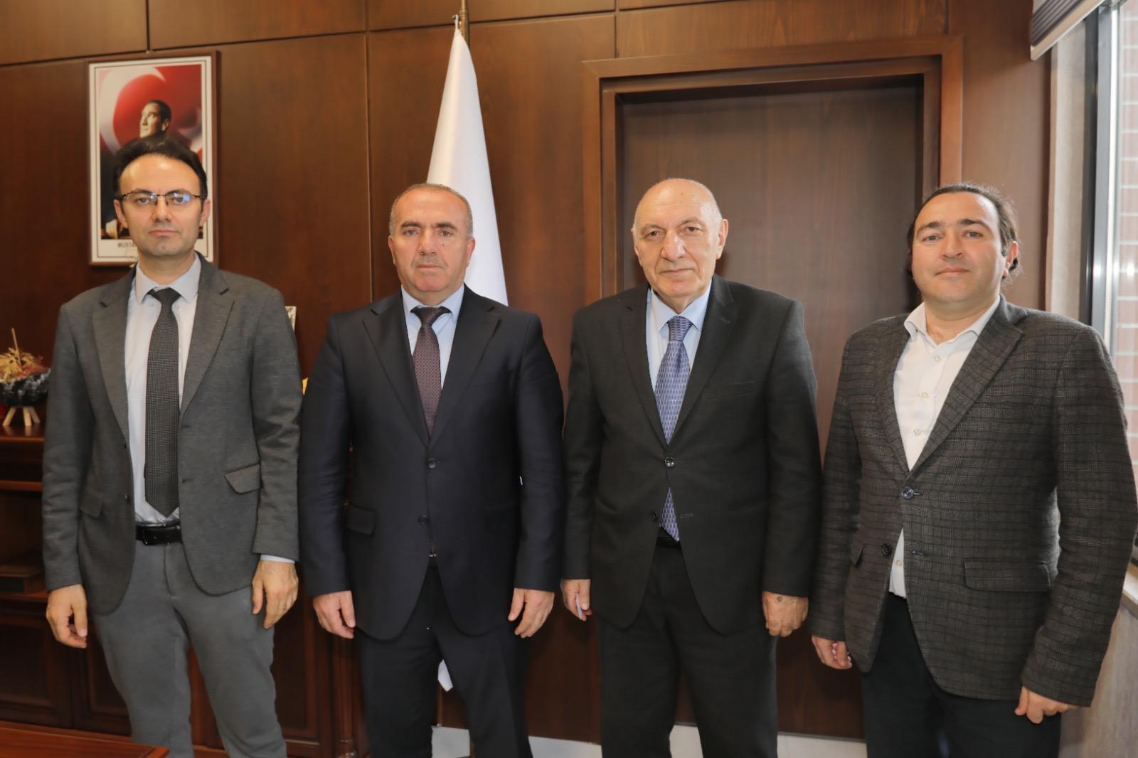 Azerbaycanlı Bilim İnsanlarından Üniversitemize Bilimsel İş Birliği Ziyareti