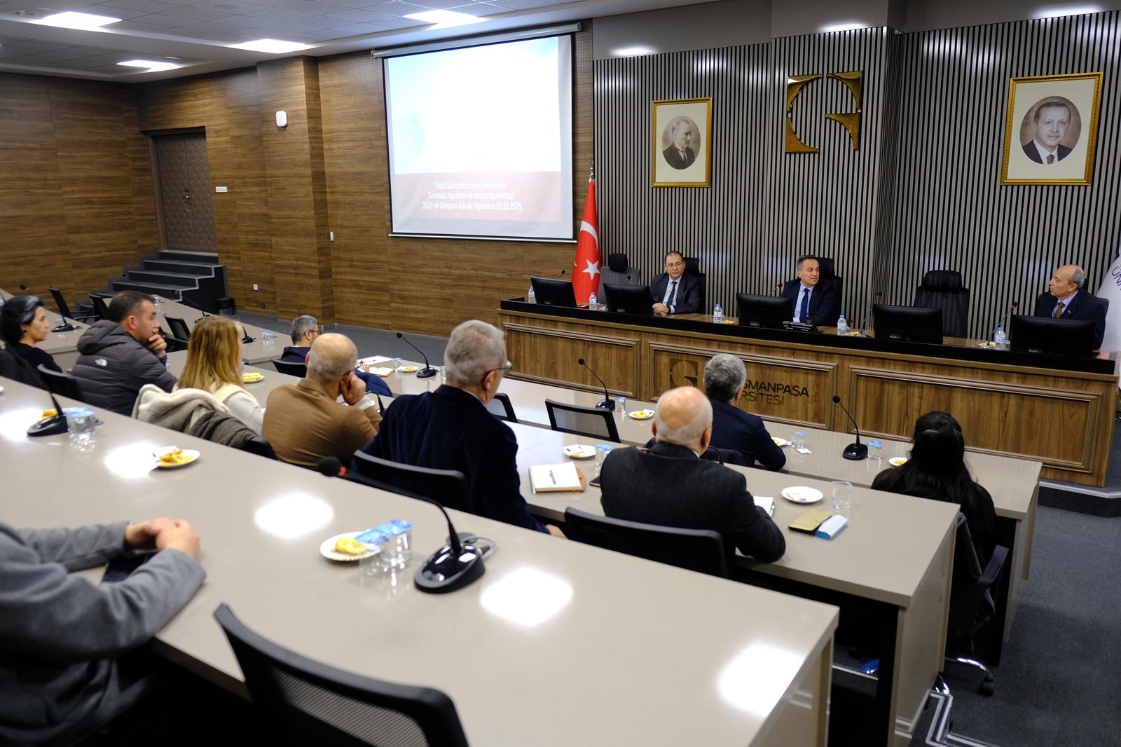 Üniversitemizden Tarımsal Araştırma Danışma ve Yürütme Kurulu Toplantısı