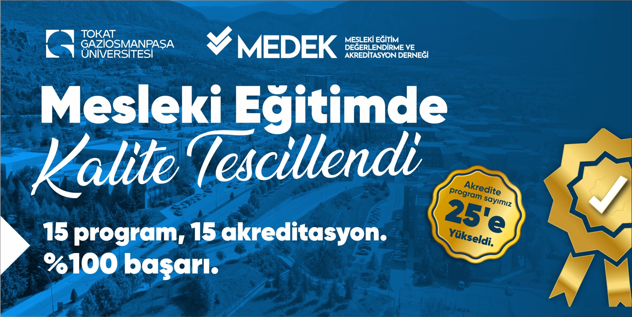 TOGÜ’de Eğitim Kalitesi Belgeleniyor: 15 Program Daha Akredite Edildi