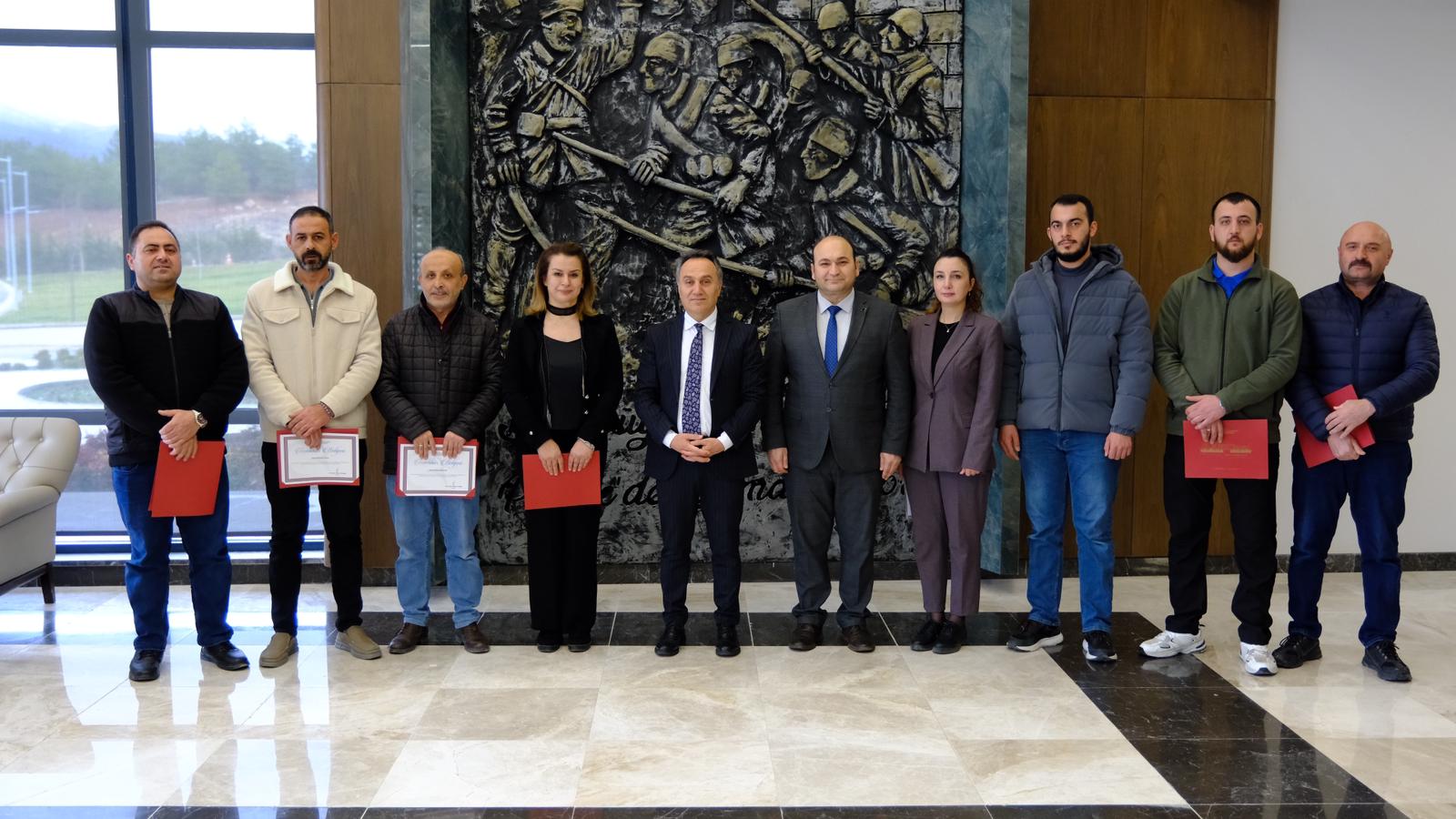Rektörümüz Prof. Dr. Fatih Yılmaz, Gazi Osman Paşa ve Plevne Müdafaası Rölyefini İnceledi
