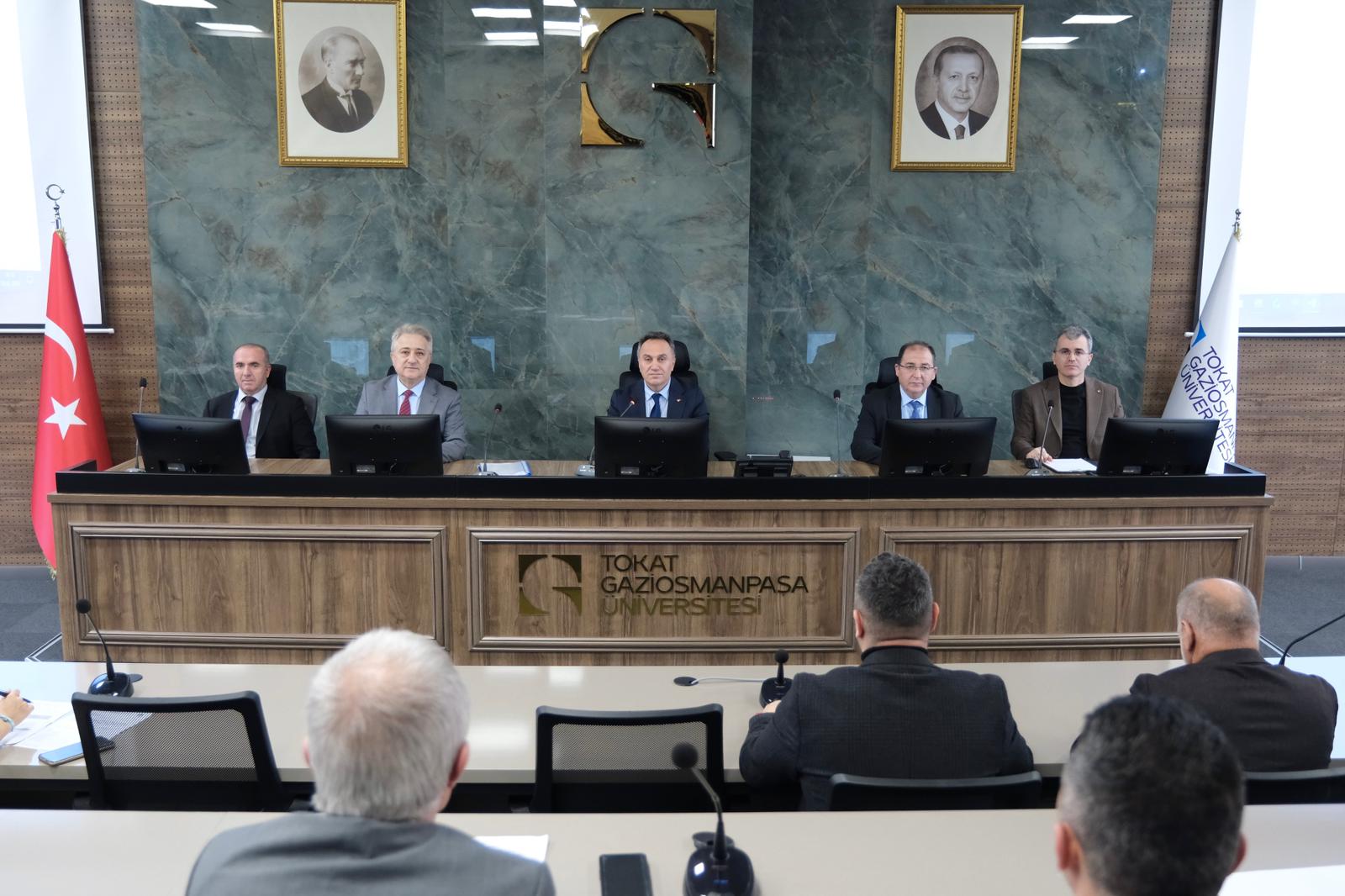 Üniversitemiz Stratejik Plan Toplantısı Gerçekleştirildi