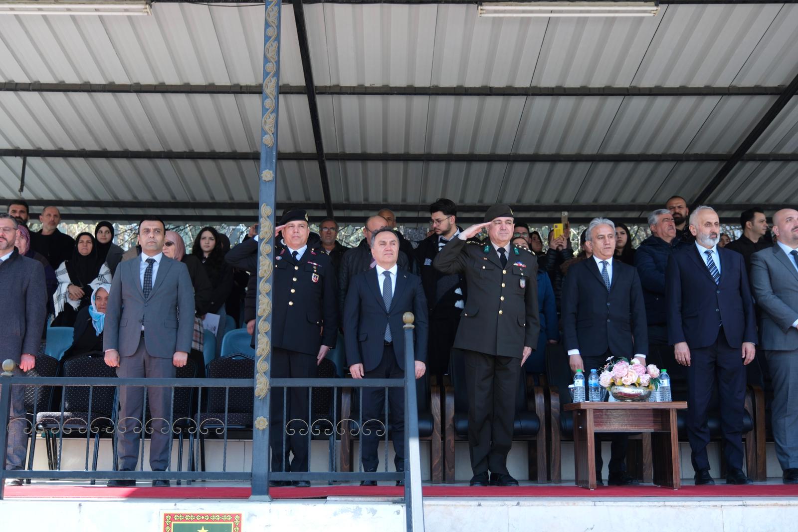 Rektörümüz, 48. Piyade Eğitim Alayı’nda Yemin Törenine Katıldı