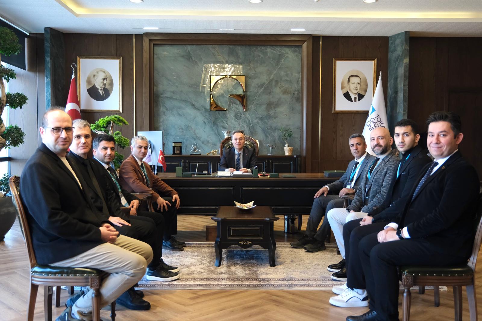 EPDAD Heyetinden Rektörümüz Prof. Dr. Fatih Yılmaz’a Ziyaret