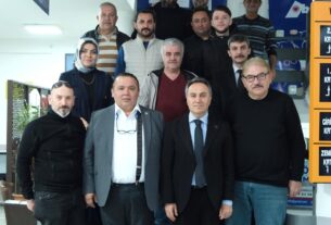 Rektörümüzden Tokat Gazeteciler Cemiyeti Yönetimine Tebrik Ziyareti