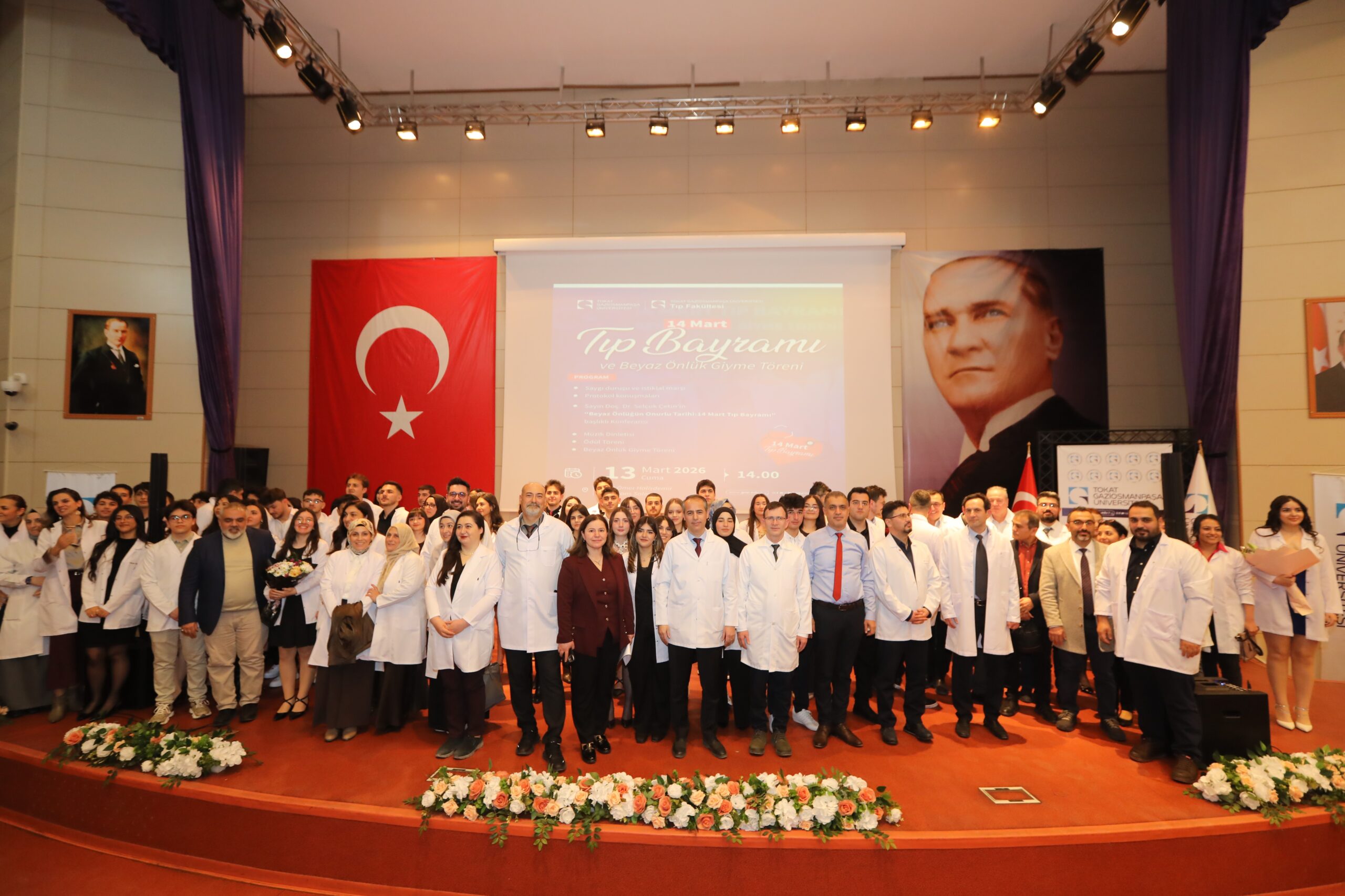 Geleceğin Hekimleri Beyaz Önlüklerini Giydi: TOGÜ Tıp Fakültesinden 14 Mart Tıp Bayramı ve Beyaz Önlük Giyme Töreni