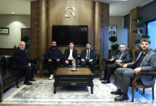 Milli Türk Talebe Birliği Heyetinden Rektörümüze Ziyaret