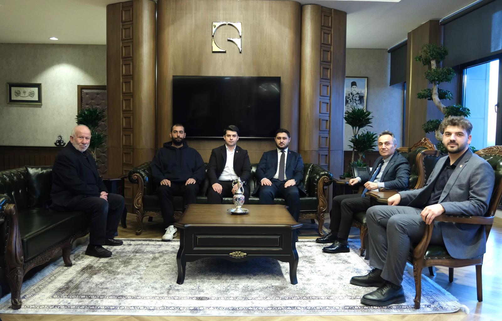 Milli Türk Talebe Birliği Heyetinden Rektörümüze Ziyaret