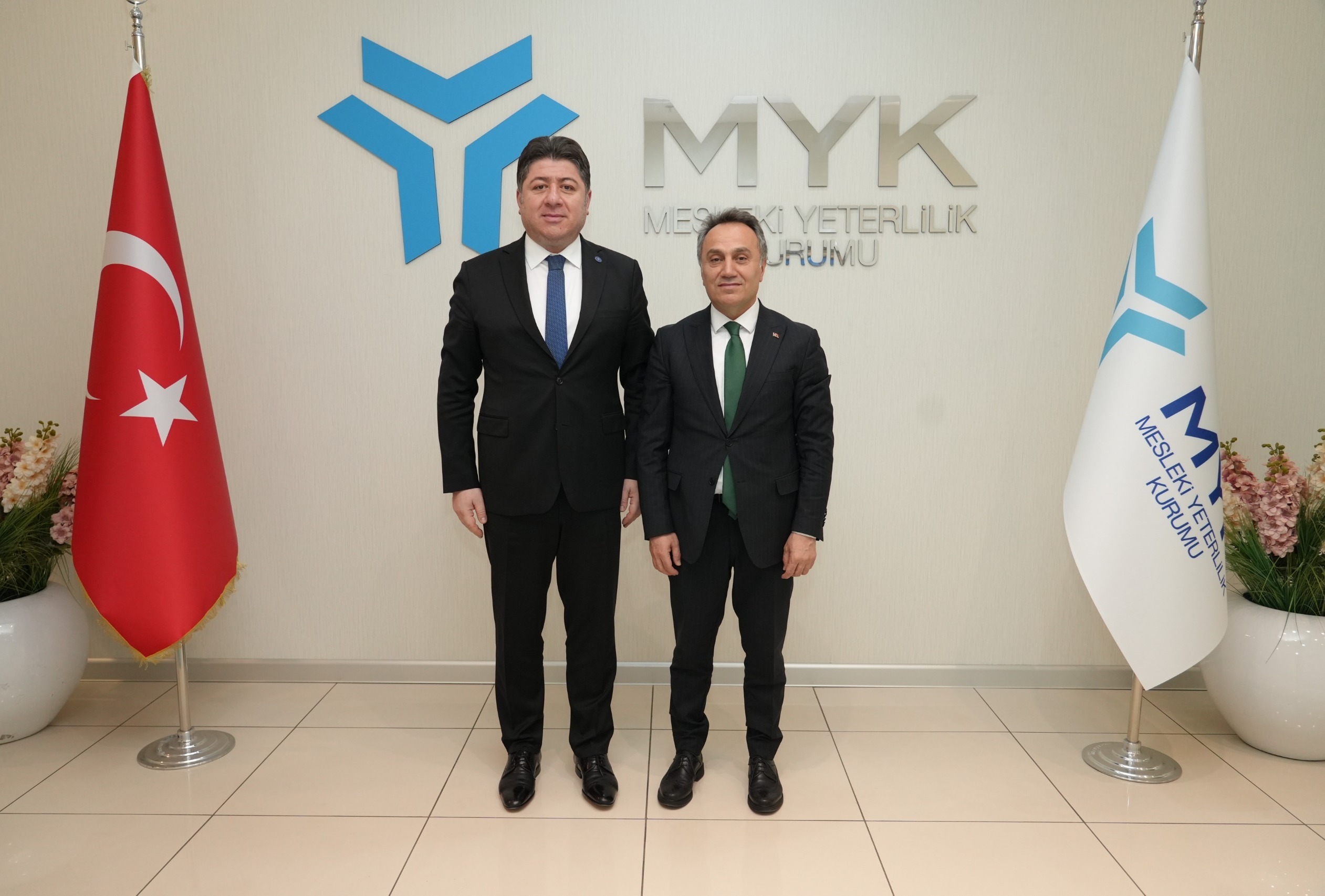 Mesleki Yeterlilik Kurumu ile Üniversitemiz Arasında İş Birliği Görüşmesi