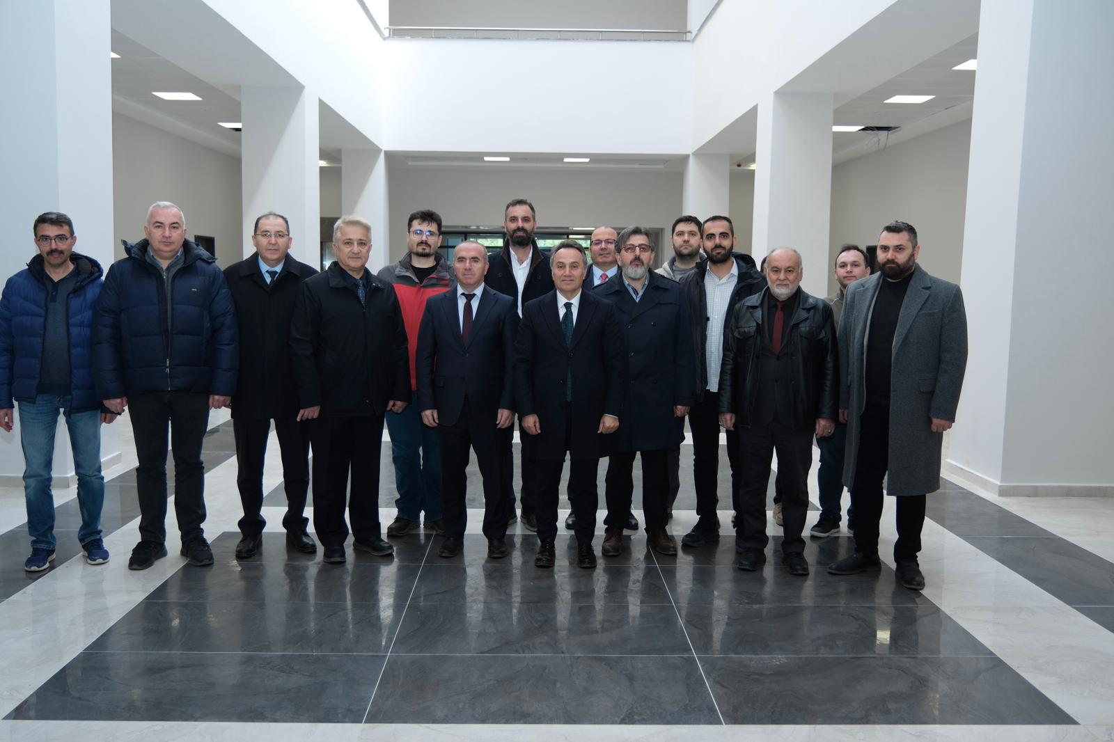 Rektörümüzden Yeni Hukuk Fakültesi Binasına İnceleme Ziyareti