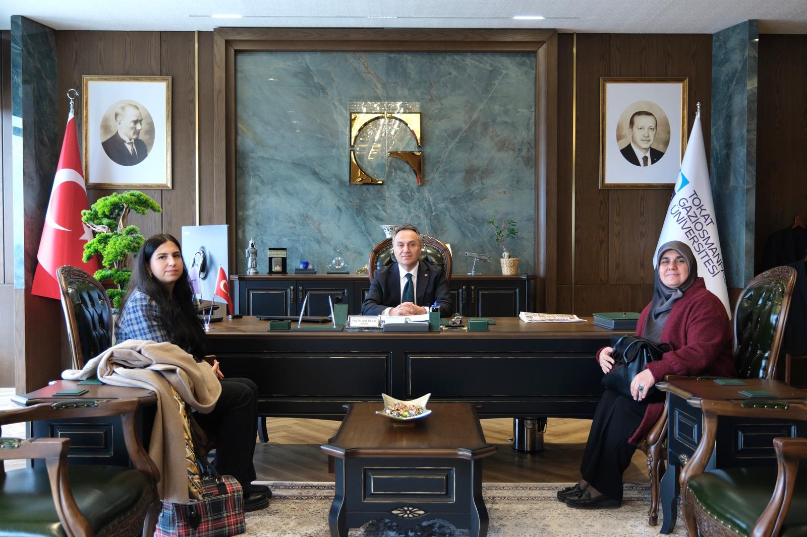 Kadınların Üretim Gücü Büyüyor: Yeşilırmak Kadın Kooperatifi’nden Rektör Yılmaz’a Ziyaret