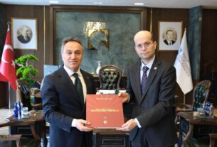 Medeni Kanun Sempozyumu Öncesi Rektörümüze Ziyaret