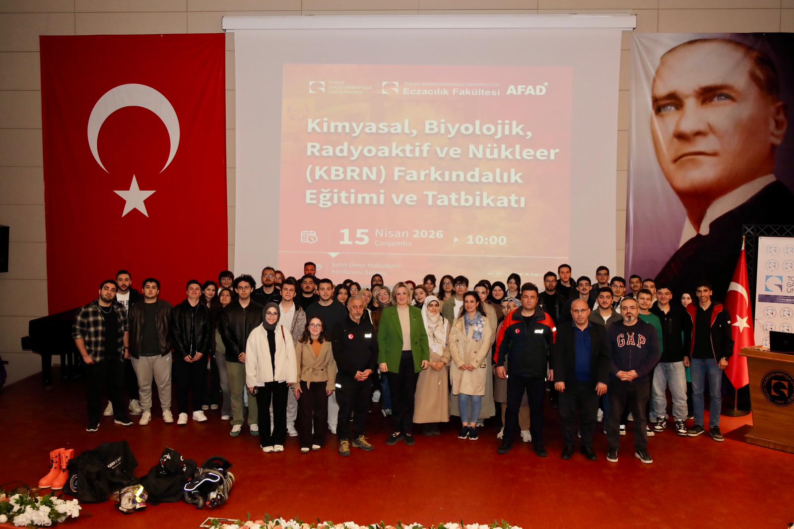 Üniversitemizden KBRN Farkındalık Eğitimi ve Tatbikatı Gerçekleştirildi