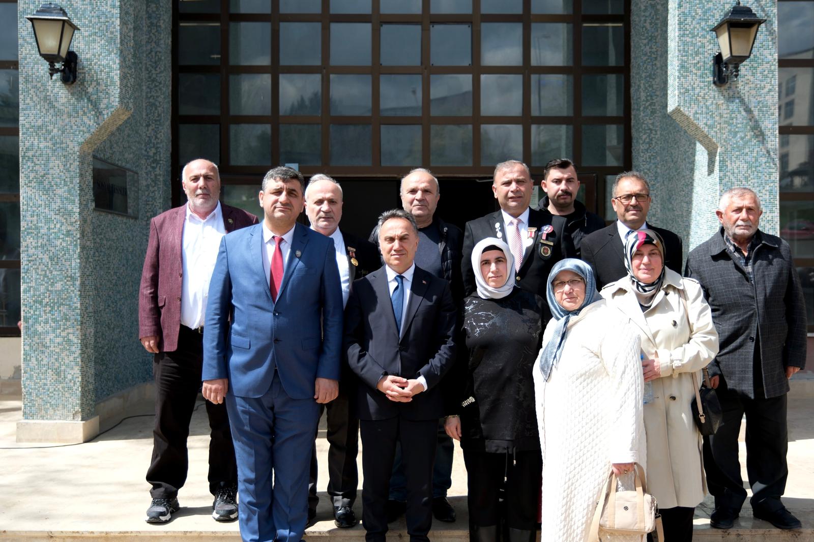 Türkiye Harp Malulü Gaziler Derneği’nden Rektörümüze Ziyaret