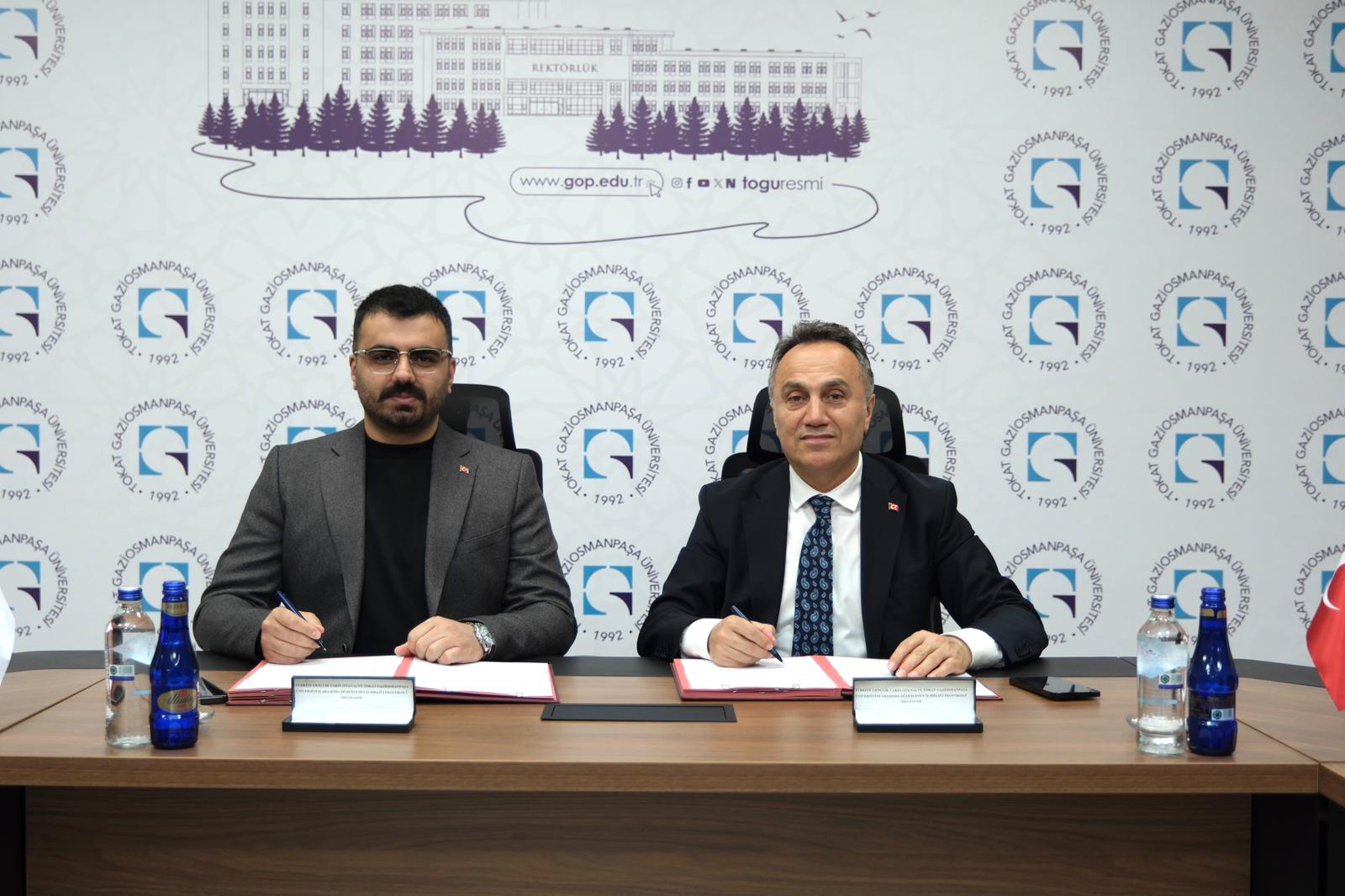 Türkiye Gençlik Vakfı (TÜGVA) ile Tokat Gaziosmanpaşa Üniversitesi Arasında İş Birliği Protokolü İmzalandı