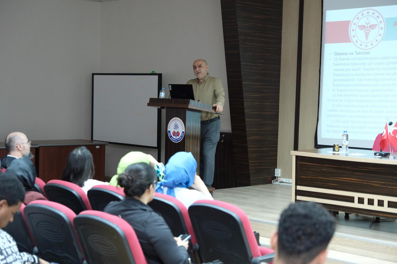 Üniversitemizde Uluslararası Öğrencilere Yönelik Sağlık Bilgilendirme Programı Düzenlendi