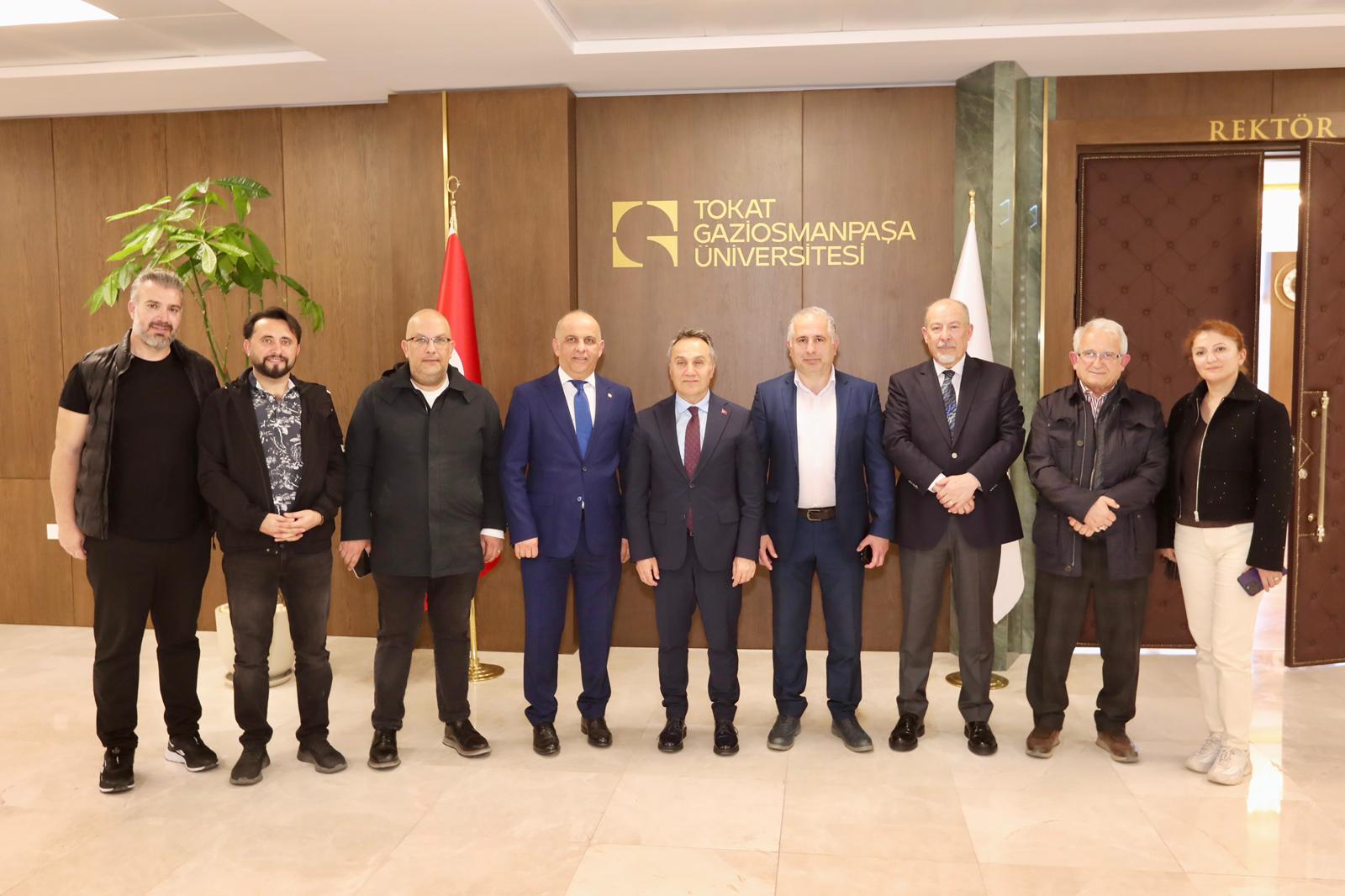 Tokat Basın Konseyi (TOBKON), Rektörümüz Prof. Dr. Fatih Yılmaz’ı Ziyaret Etti