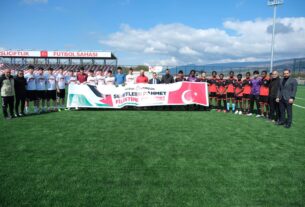 Rektörümüz Prof. Dr. Fatih Yılmaz, Şehitlere Rahmet ve Filistin’e Destek Turnuvasının Açılışında Gençlerle Buluştu