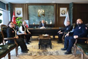 AFAD Heyetinden Rektörümüze Ziyaret