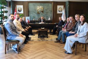 Yeşilay Bilim Kurulu Üyesi Volkan Kara’dan Rektörümüz Prof. Dr. Fatih Yılmaz’a Ziyaret