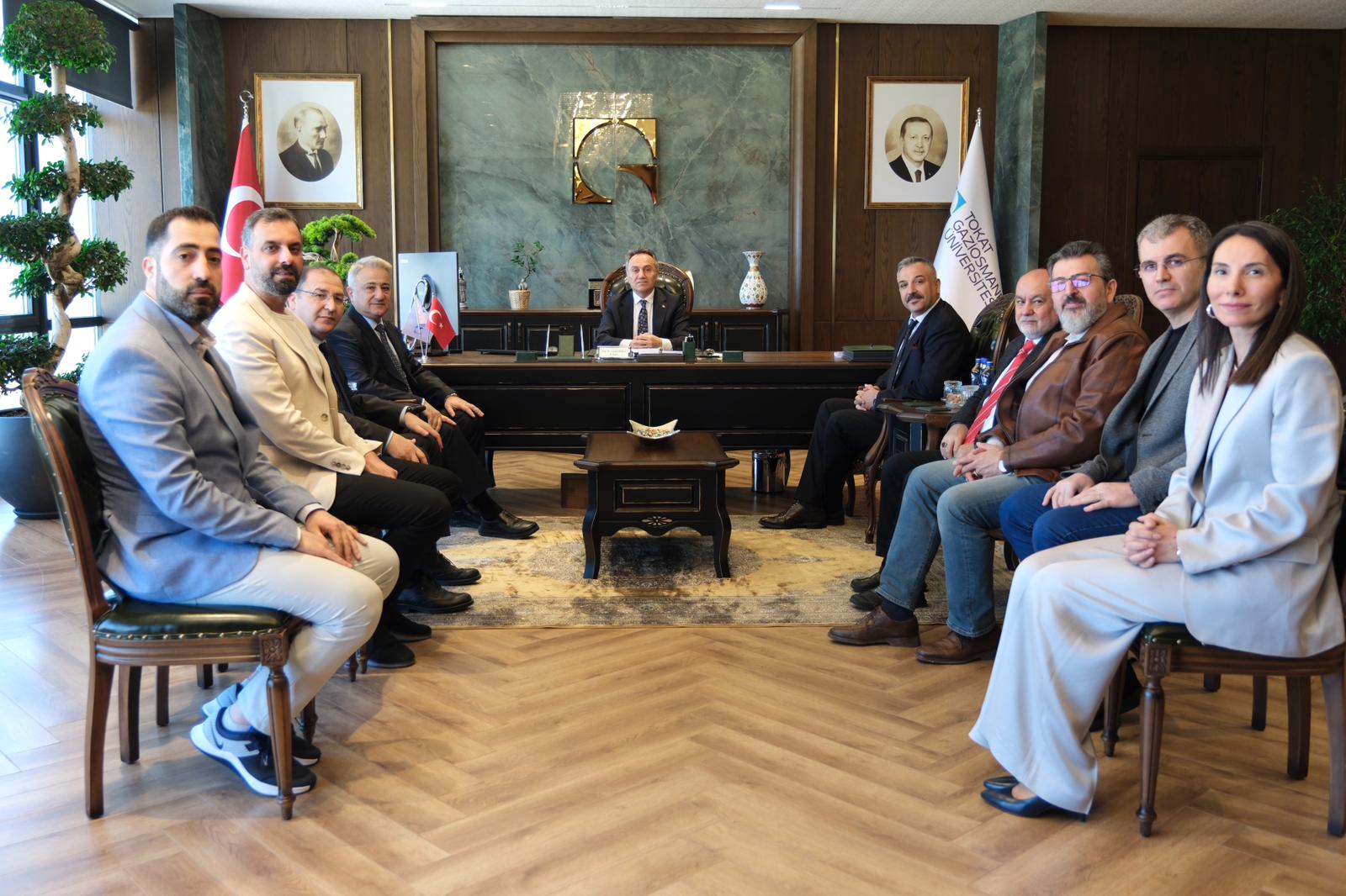 Yeşilay Bilim Kurulu Üyesi Volkan Kara’dan Rektörümüz Prof. Dr. Fatih Yılmaz’a Ziyaret