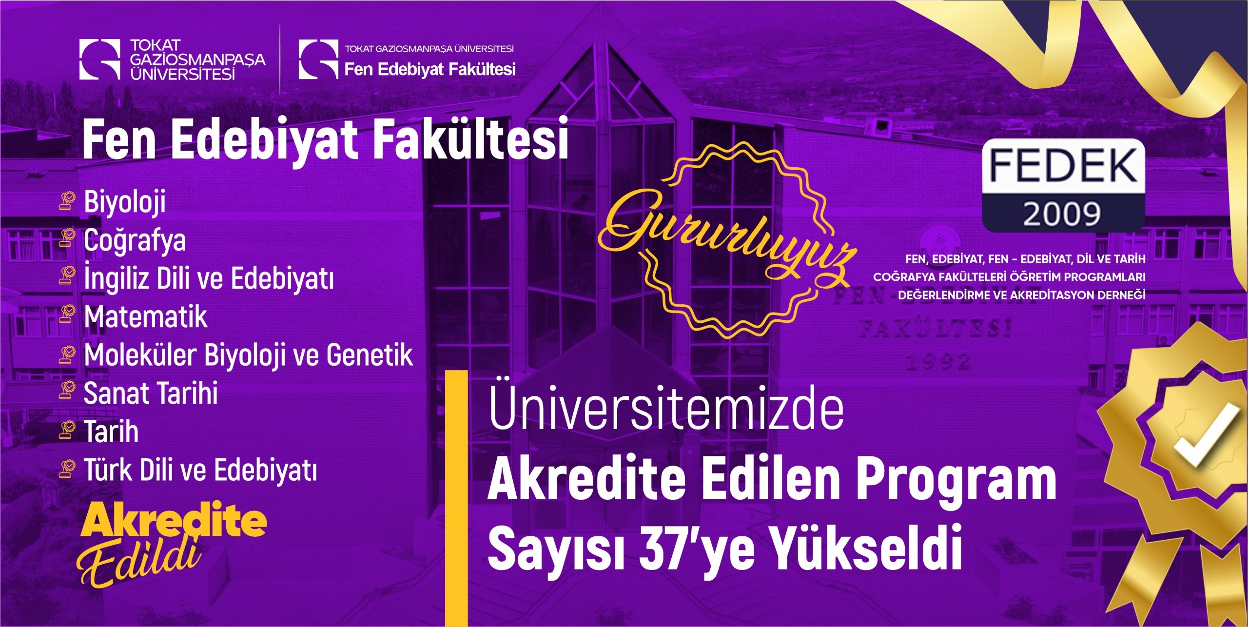 TOGÜ’de Akreditasyon Başarısı: Akredite Program Sayısı 37’ye Ulaştı