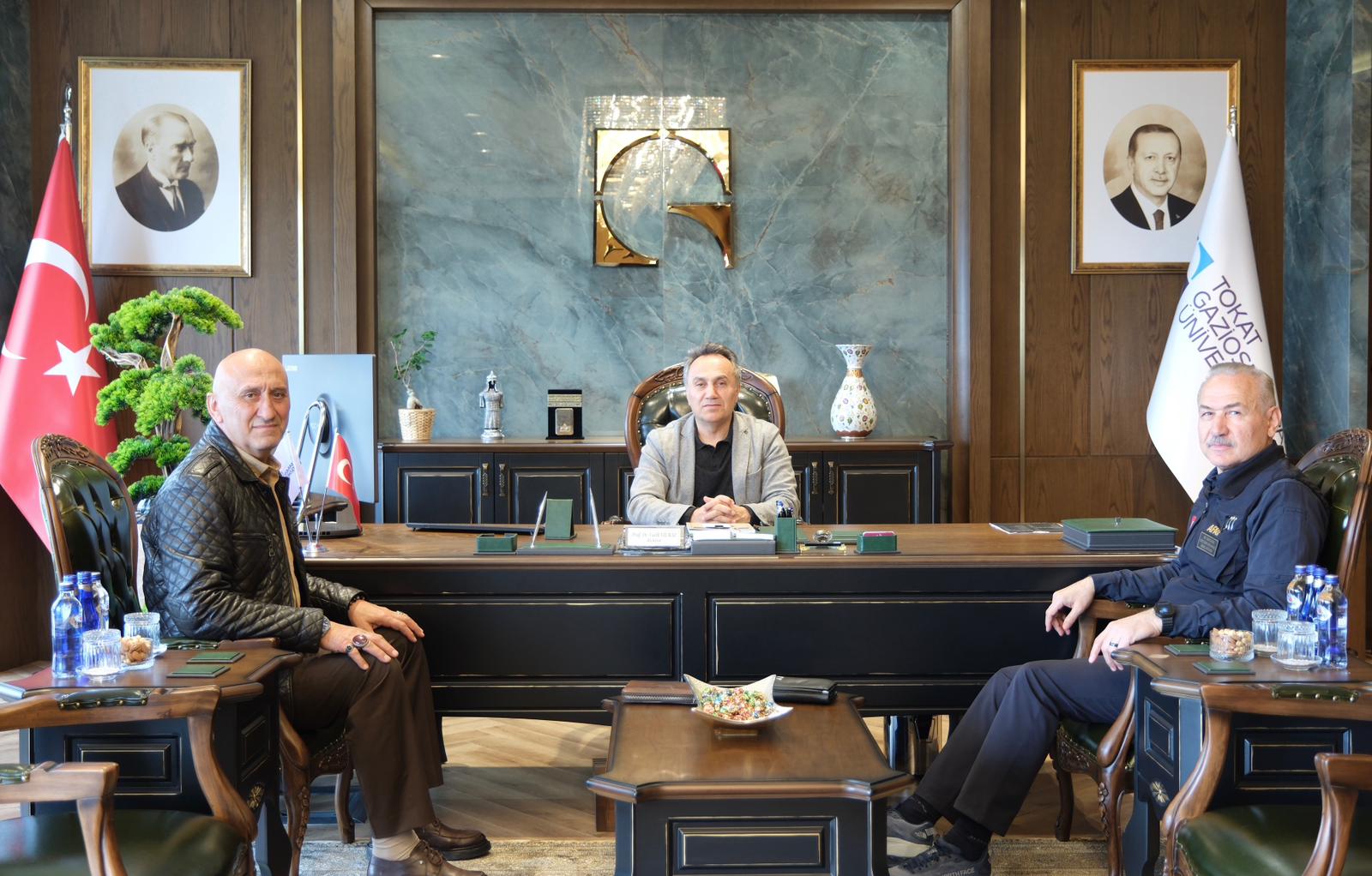 AFAD Afetlere Müdahale Genel Müdüründen Rektörümüz Prof. Dr. Fatih Yılmaz’a Ziyaret