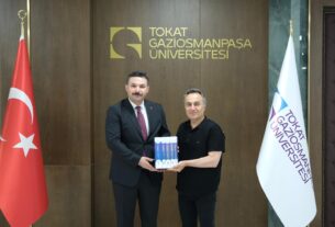 Tokat Cumhuriyet Başsavcısı Yunus Emre Büyükyurt’tan Rektörümüz Prof. Dr. Fatih Yılmaz’a Veda Ziyareti