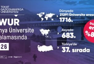 TOGÜ Küresel Akademik Gücünü Bir Kez Daha Kanıtladı: Üniversitemiz Dünyanın En İyi %8,1’lik Diliminde