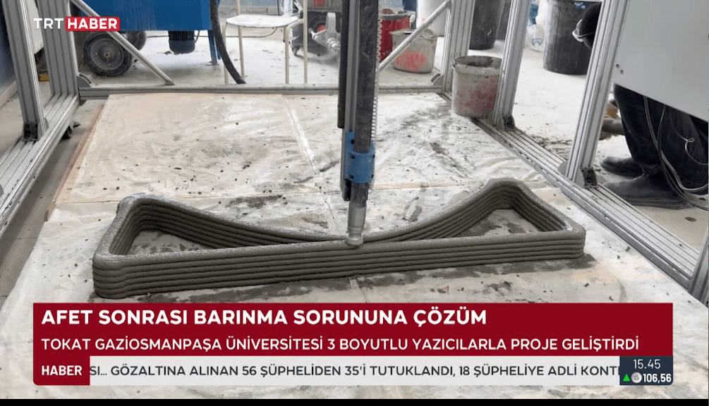 TOGÜ Öncülüğünde Afet Sonrası Barınma İhtiyacına Uluslararası ve Yenilikçi Çözüm: 3D Yazıcı Teknolojisiyle Hızlı Konut Üretimi
