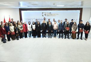 TOGÜ’de Bağımlılıkla Mücadele Eğitimine Katkı Sunan Eğitmenlere Teşekkür Belgesi