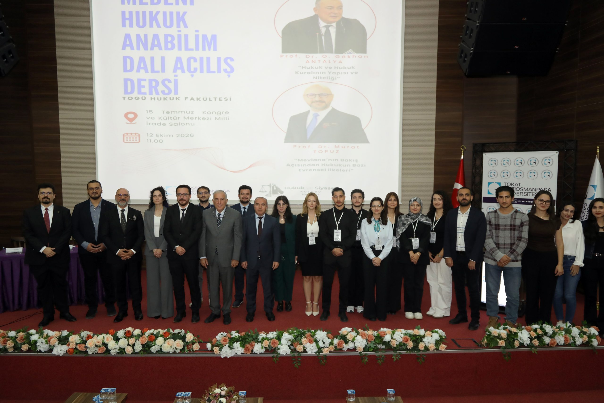 TOGÜ’de Medeni Hukuk Anabilim Dalı Açılış Dersi Gerçekleştirildi