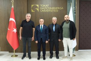 Tokat Bakkallar, Manifaturacılar ve Tuhafiyeciler Odası’ndan Rektörümüz Prof. Dr. Fatih Yılmaz’a Nezaket Ziyareti