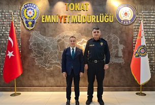 Rektörümüz Prof. Dr. Fatih Yılmaz’dan Tokat İl Emniyet Müdürü Kenan Şengül’e Hayırlı Olsun Ziyareti